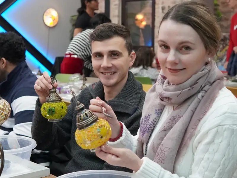 Мастер-класс «Волшебство турецкой лампы»