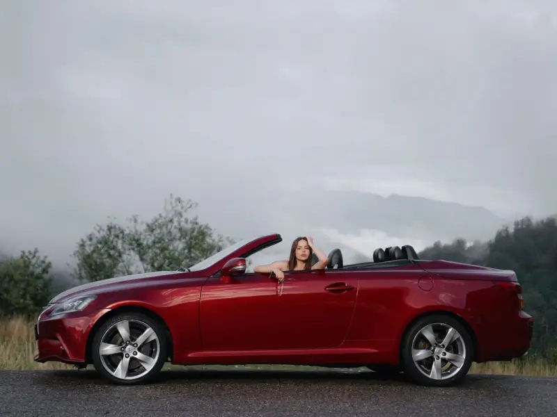 Фотопутешествие в Красную Поляну на кабриолете Lexus