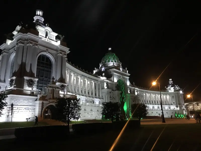 Казань после заката