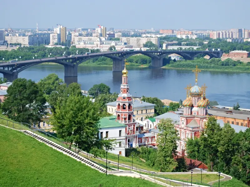 Купеческий Нижний Новгород на автобусе и пешком