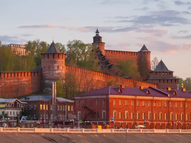 Величественный Нижегородский кремль