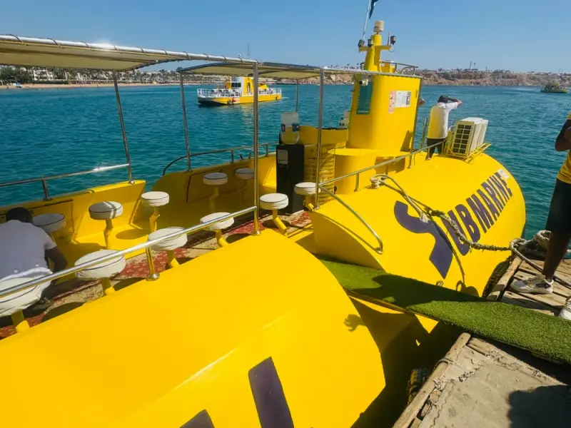 Подводный мир Красного моря лодке с прозрачным дном + трансфер